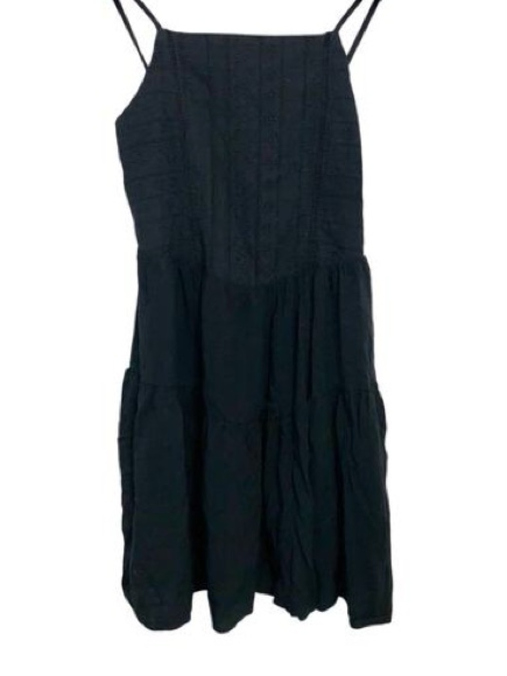 Francesca's Collections Black Mini Dress with Spaghetti Straps